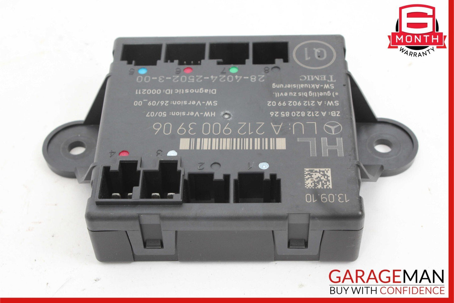 08-18 Mercedes X204 GLK350 E350 C300 CLS550 Rear Left Side Door Control Module