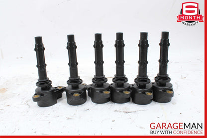 05-13 Mercedes R171 SLK300 C300 M272 Ignition Coil Spark Plug Set of 6 Pc OEM