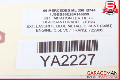 06-13 Mercedes W164 ML350 GL450 Front Right Side Door Control Module Unit OEM