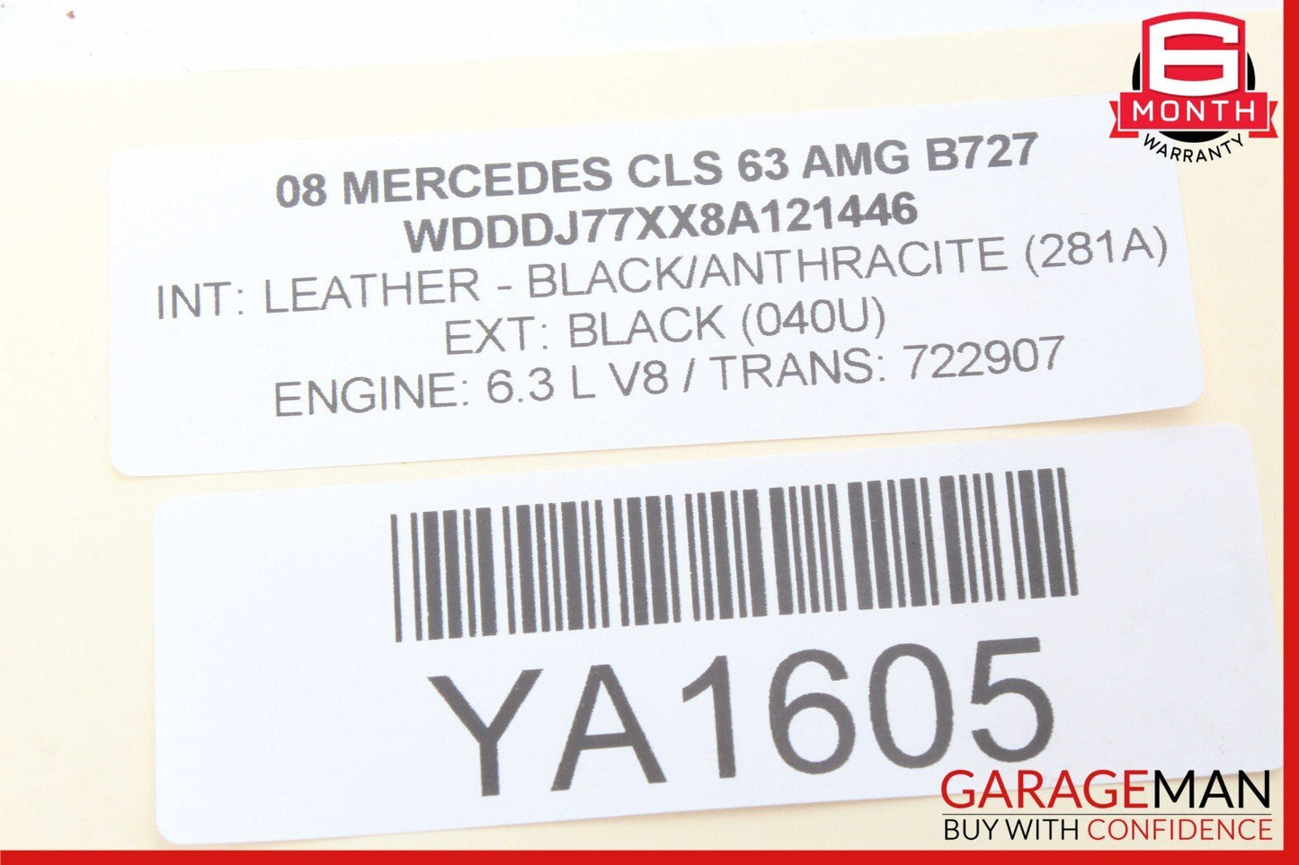 03-11 Mercedes W219 CLS63 AMG E350 Rear Left Or Right Window Control Switch OEM