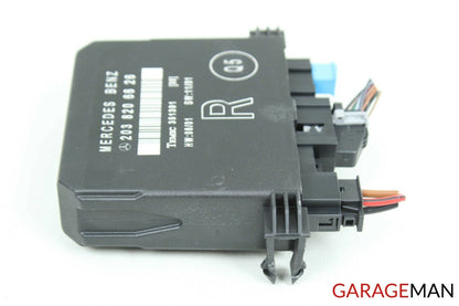 01-07 Mercedes W203 C230 C32 AMG Rear Right Door Control Module 2038206626 OEM