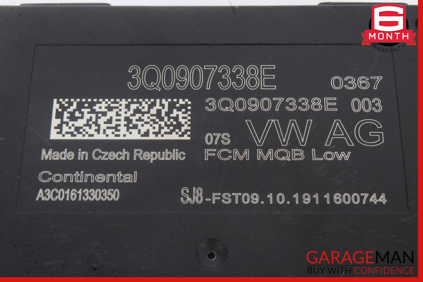 19-24 Audi Q3 Headlamp Light Leveling Control Module Unit 3Q0907338E