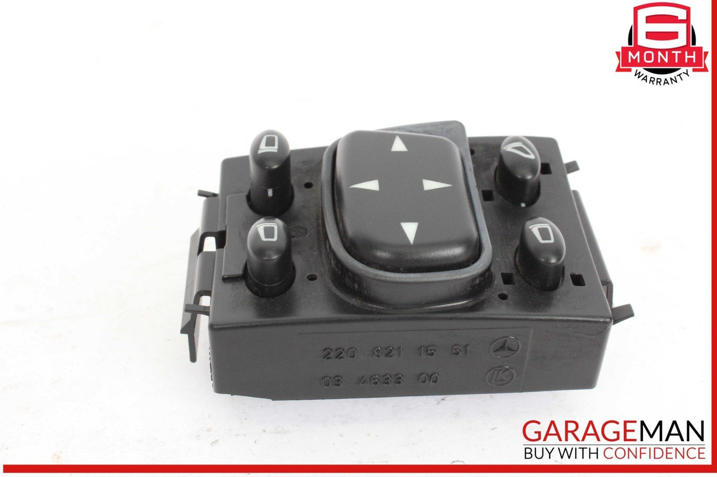 00-06 Mercedes W215 CL500 Side Rear View Mirror Adjust Switch Button