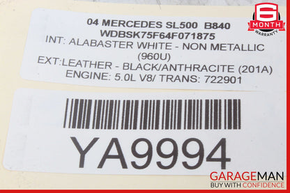 03-11 Mercedes R230 SL500 CLK350 Sirius Satellite Radio Receiver Module Unit OEM