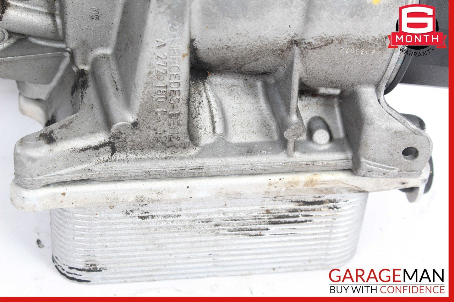 05-13 Mercedes S350 CLK350 E350 Engine Oil Filter Cooler Housing 2721800210
