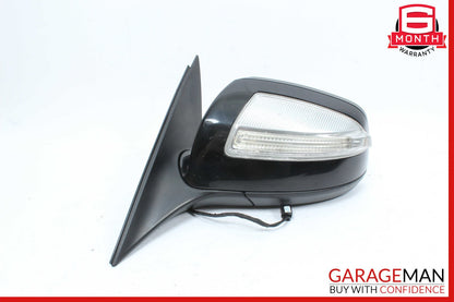 08-09 Mercedes W204 C300 Front Left Side Mirror Door Rear View Black OEM