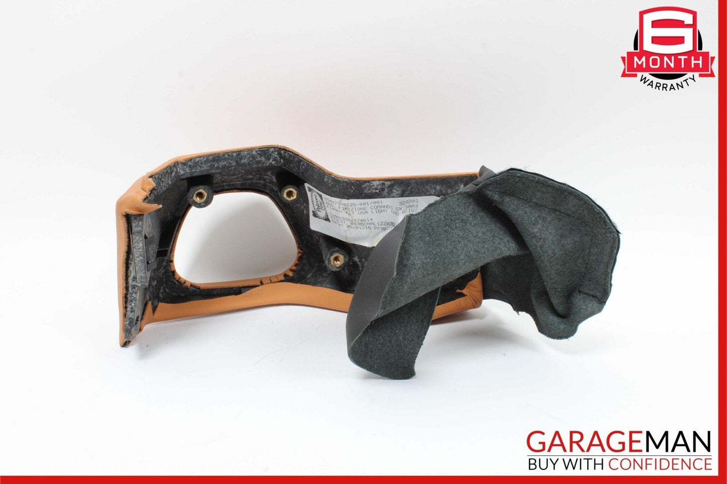15-18 Ferrari California Front Left Driver Side Switch Surround Trim Panel Brown