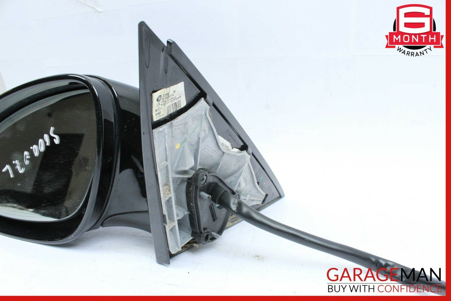 07-09 Mercedes W221 S550 S600 Front Left Side Mirror Door Rear View Black