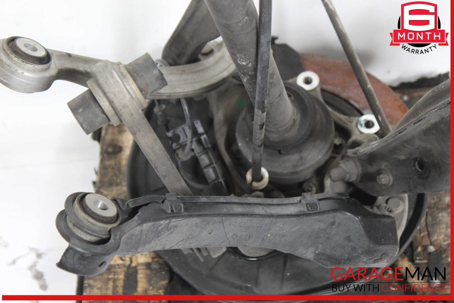 10-16 Mercedes W212 E350 Rear Left  Spindle Knuckle Hub Bearing CV Shaft Assy
