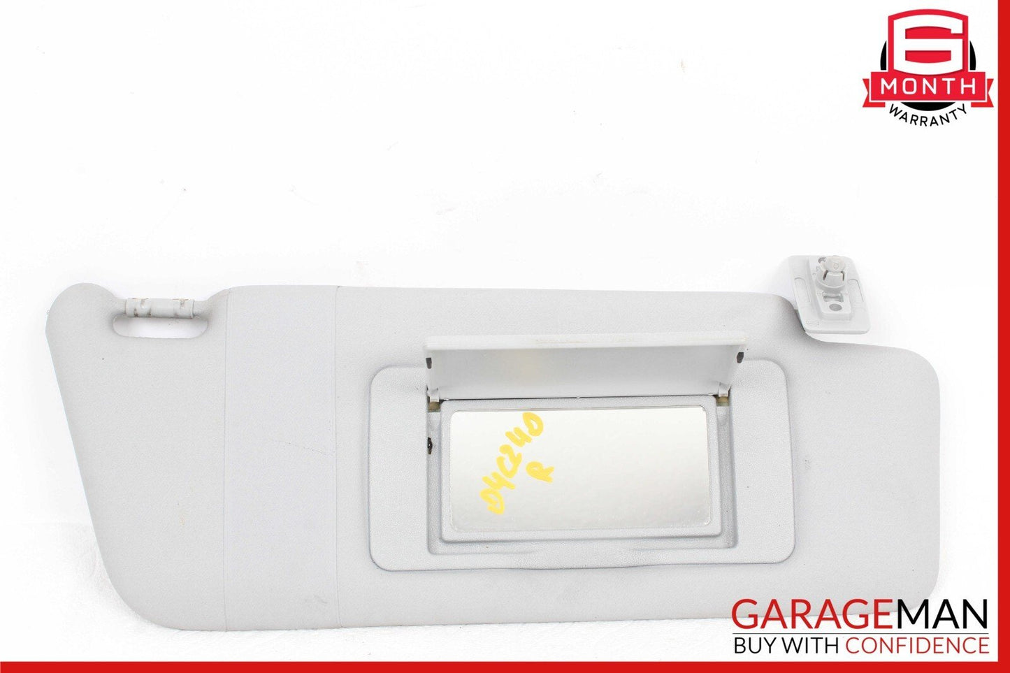 01-07 Mercedes W203 C240 Front Right Sun Visor Sunvisor Gray 2038170320 OEM