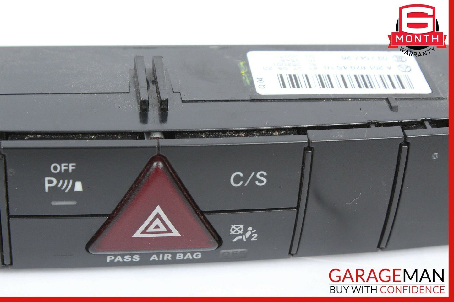06-10 Mercedes W251 R350 R500 Center Dashboard Hazard ESP Control Switch OEM