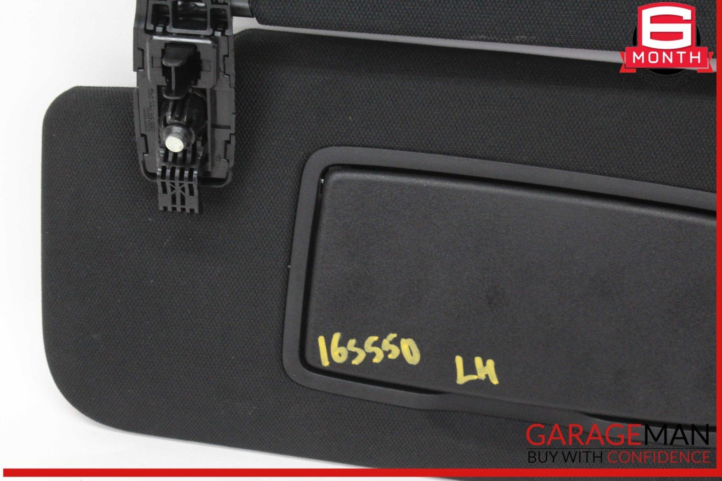 14-17 Mercedes W222 S550 Front Left Driver Side Sunvisor Sun Visor Black OEM