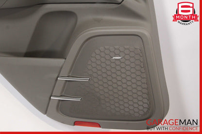 11-17 Porsche Cayenne 958 Rear Left Driver Side Interior Door Panel Assy Grey