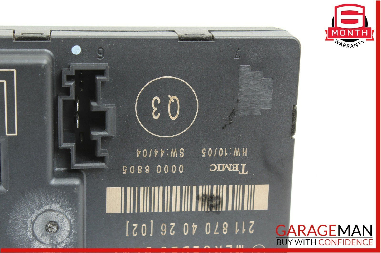 07-09 Mercedes W211 E350 E550 Rear Left Driver Side Door Controller Module Unit