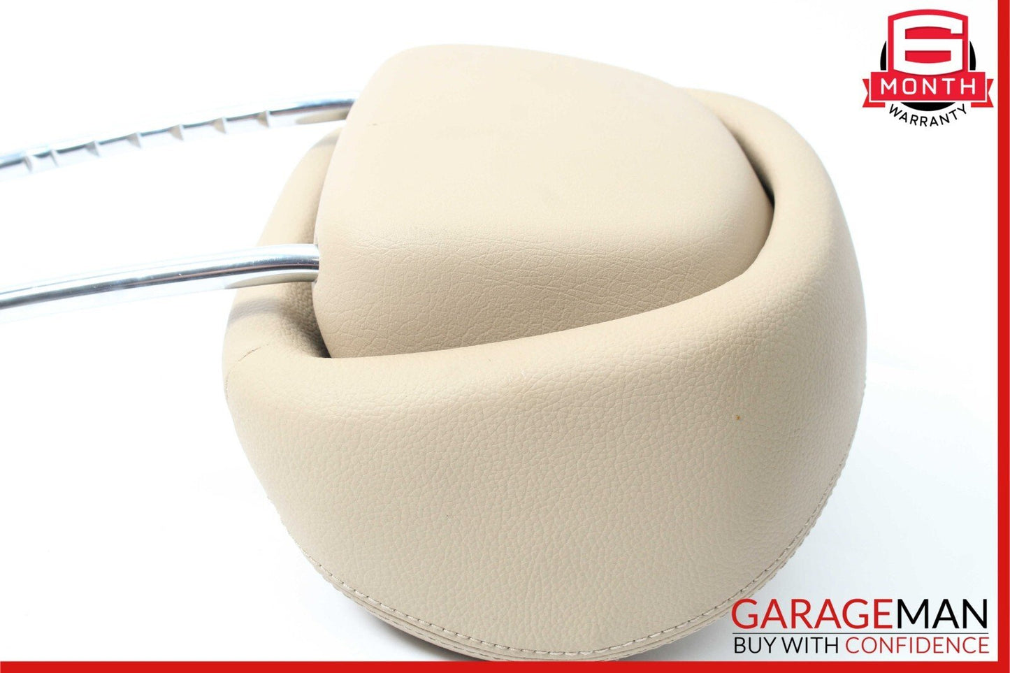07-09 Mercedes E350 E63 AMG Front Left / Right Seat Headrest Head Rest Beige OEM