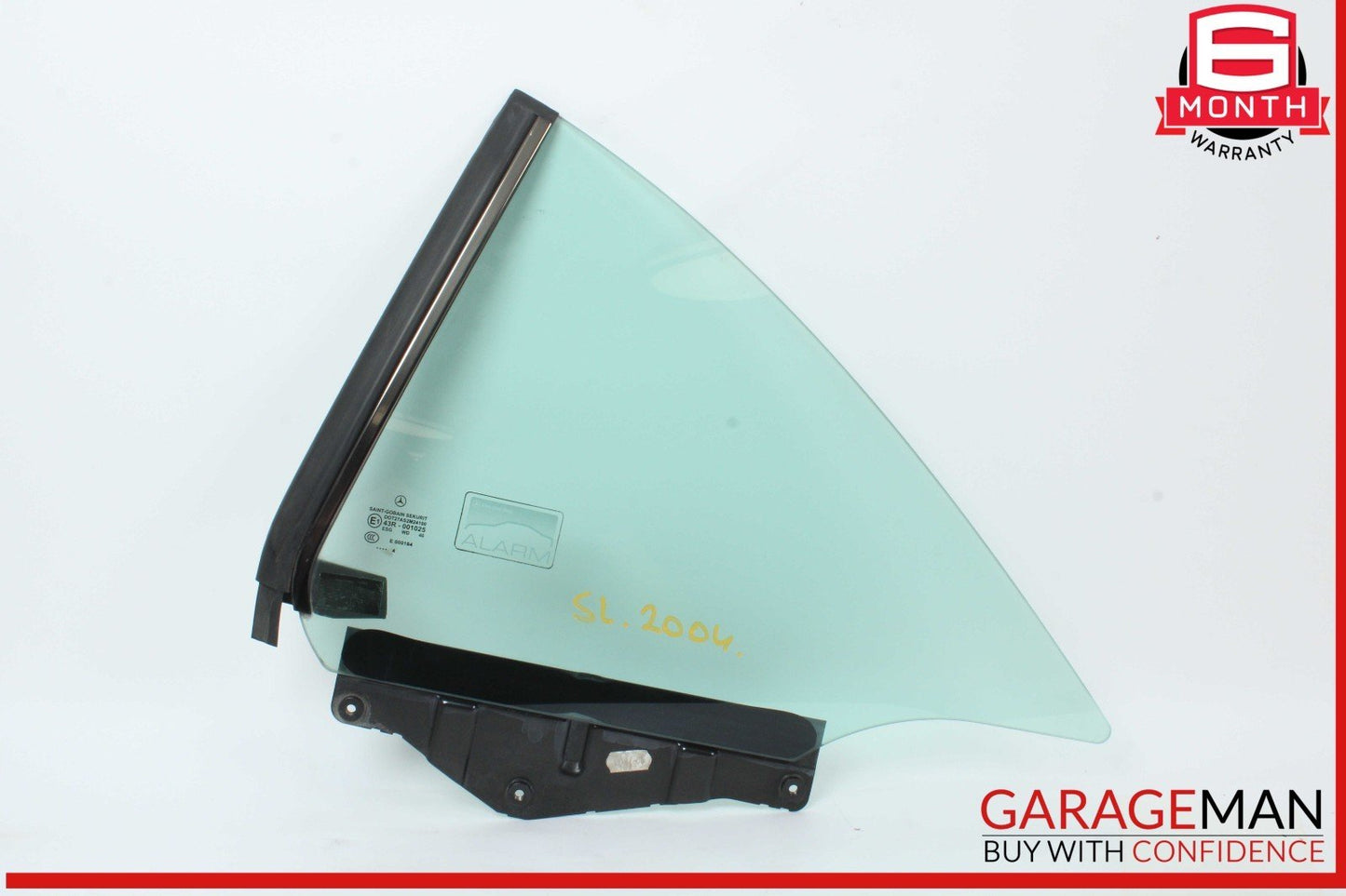 03-12 Mercedes R230 SL500 SL55 AMG Rear Left Side Quarter Window Glass OEM