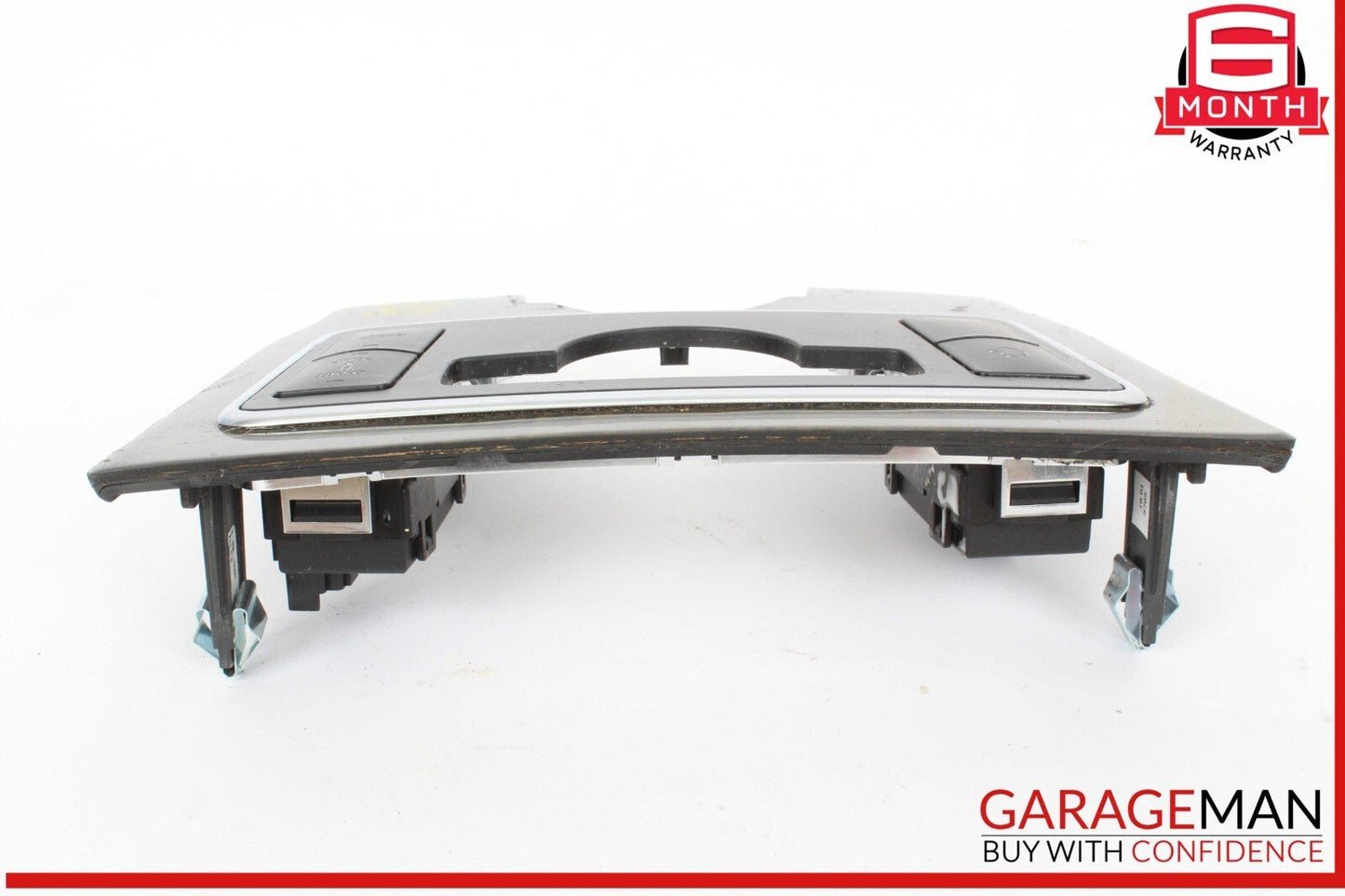 12-14 Mercedes W218 CLS550 Center Console Switch Trim Bezel Cover Wood OEM