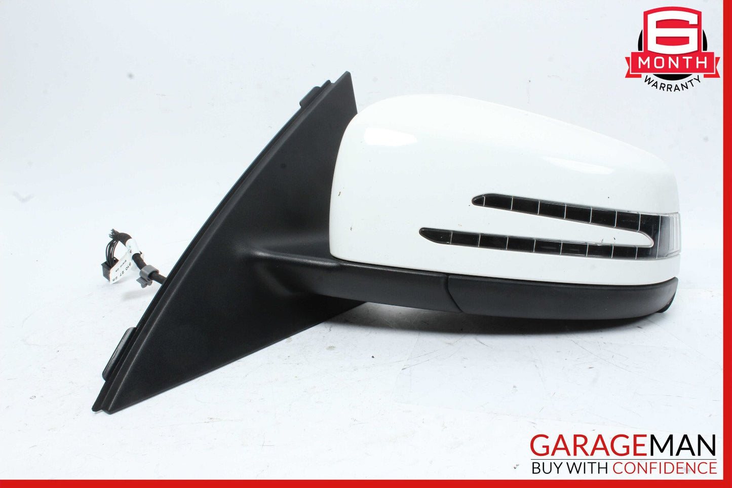 12-15 Mercedes W204 C250 E350 Front Left Driver Side Mirror Door Rear View Black
