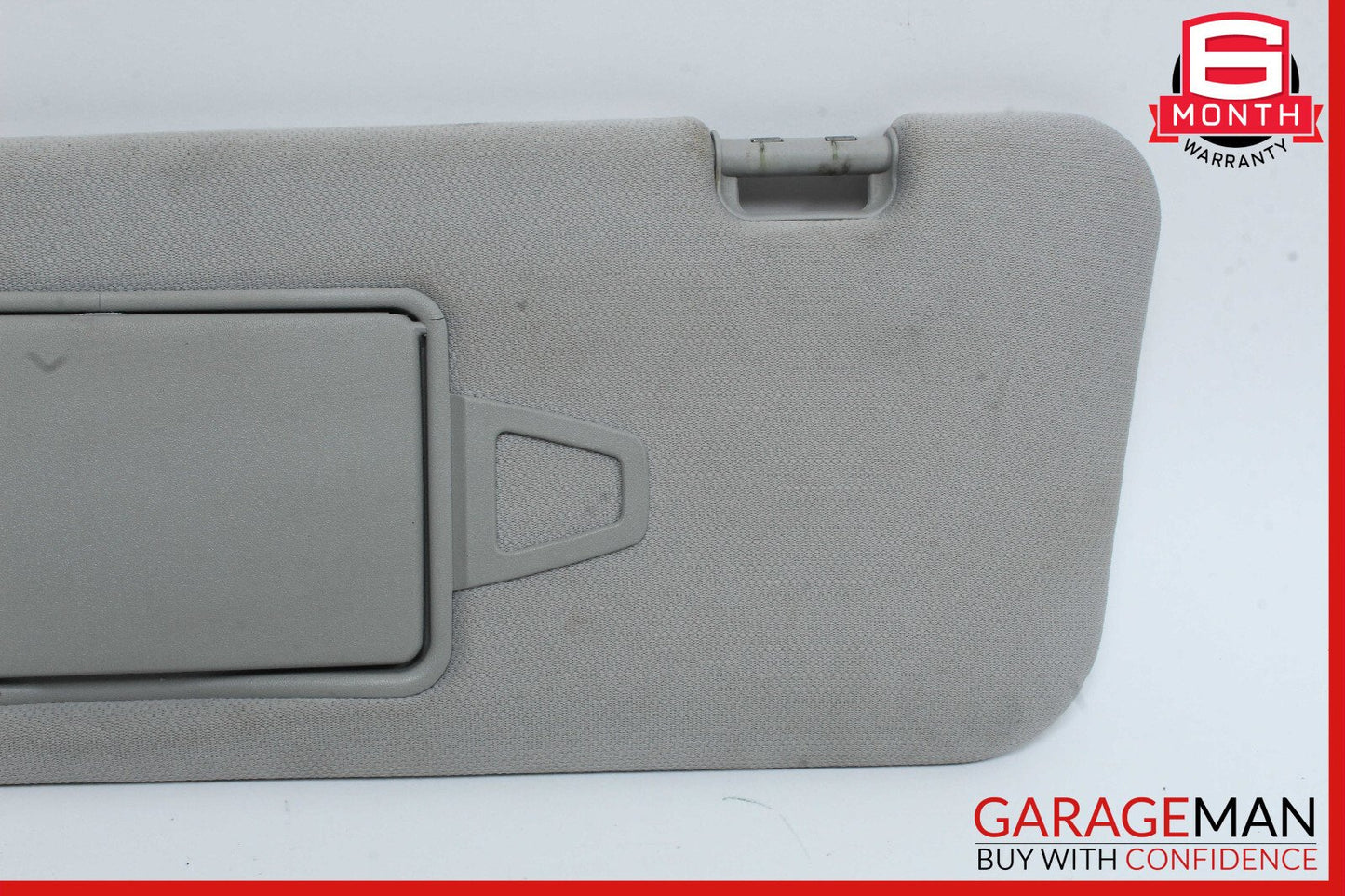 06-11 Mercedes W219 CLS550 Front Left Side Sunvisor Sun Visor Shade Suede Gray