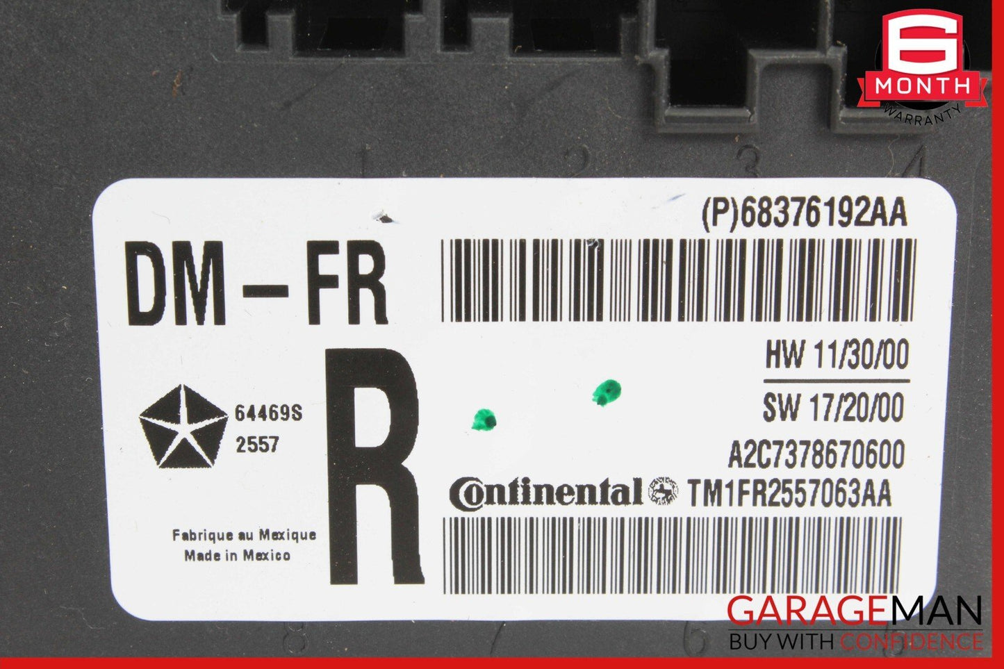 17-20 Maserati Levante Front Right Passenger Side Door Control Module OEM