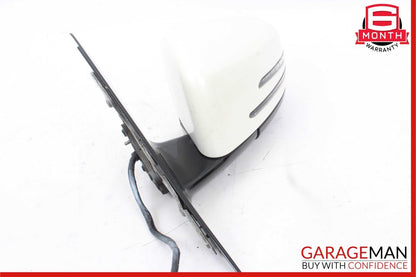 10-13 Mercedes W221 S63 AMG Front Left Driver Side Mirror Door Rear View White
