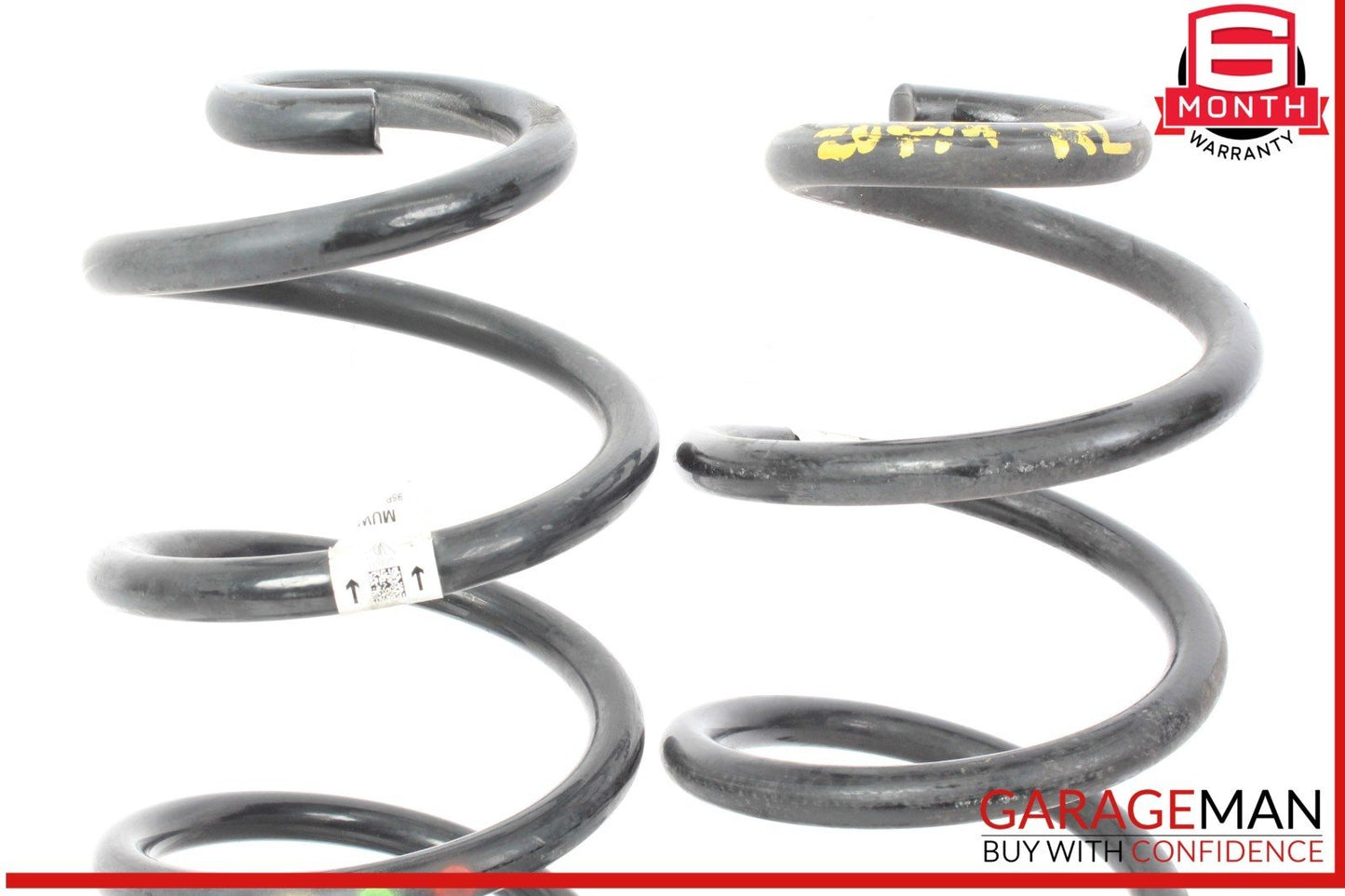 15-24 Porsche Macan 95B Rear Left & Right Shock Absorber Coil Spring Set OEM