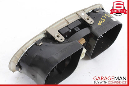 03-06 Mercedes R230 SL500 SL55 AMG Center Dashboard Hazard AC Air Vent Beige OEM