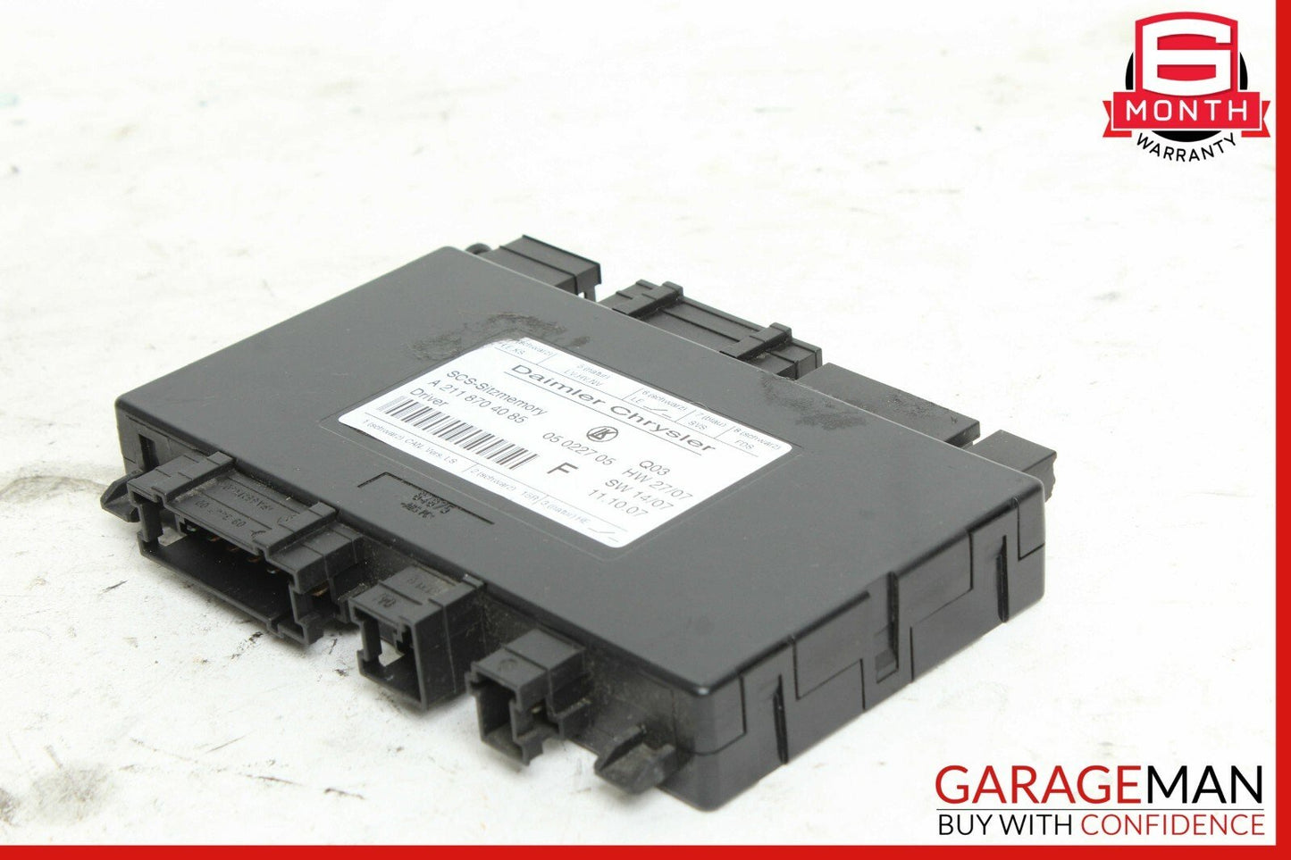06-09 Mercedes W211 E350 CLS550 Front Left Seat Adjustment Control Module OEM