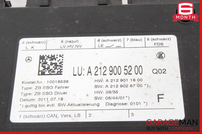 08-18 Mercedes E350 C250 C300 SLK300 Front Left Side Seat Control Module Unit