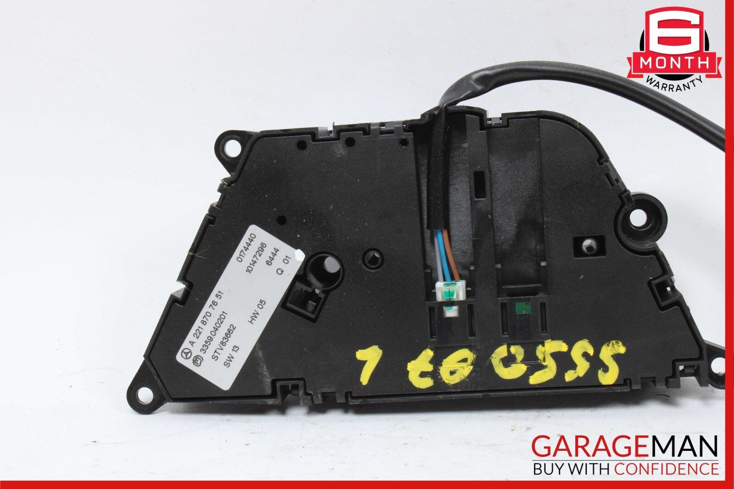 07-13 Mercedes W221 S550 S600 CL550 Front Left Side Seat Controller Switch Set