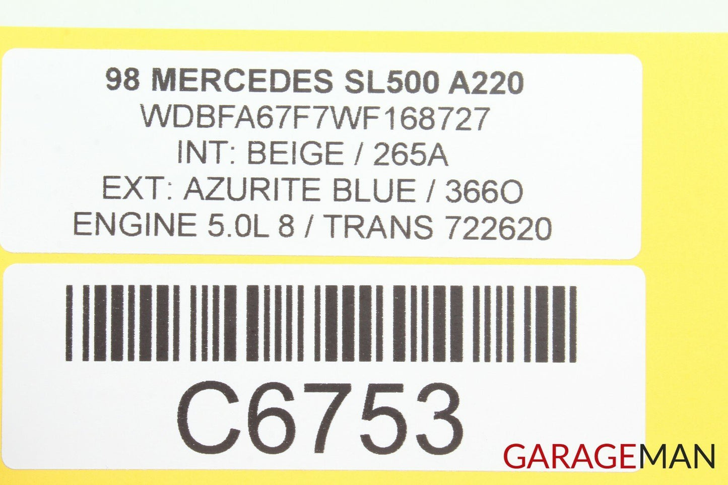 96-98 Mercedes R129 SL320 SL500 Phone Communication Computer Control Module Unit