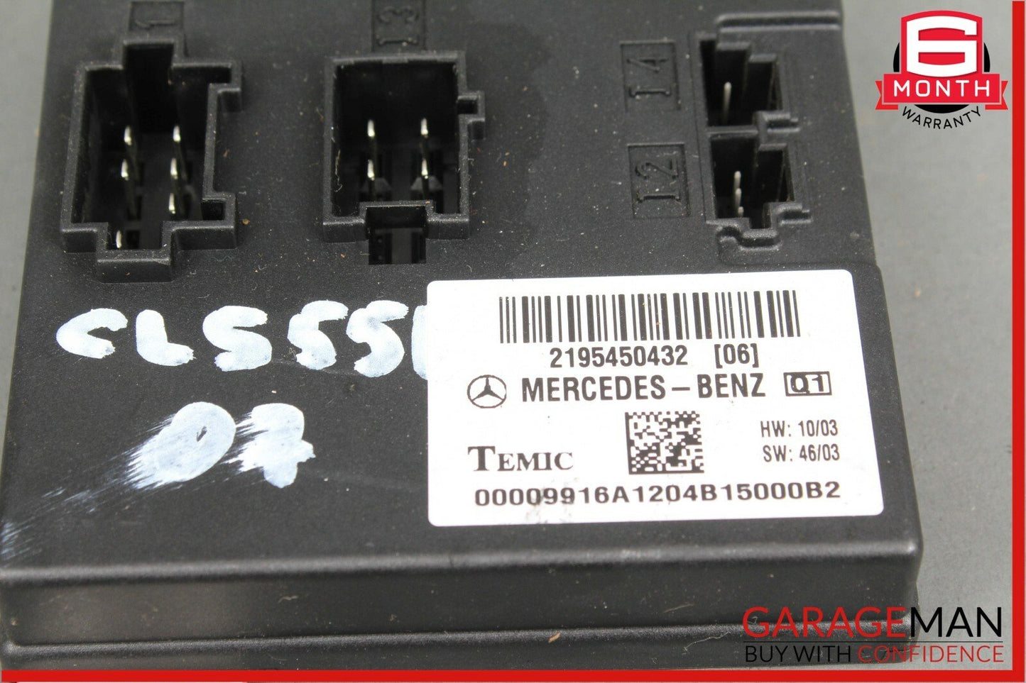 03-11 Mercedes W219 CLS500 Body Control Module Unit BCM BCU OEM