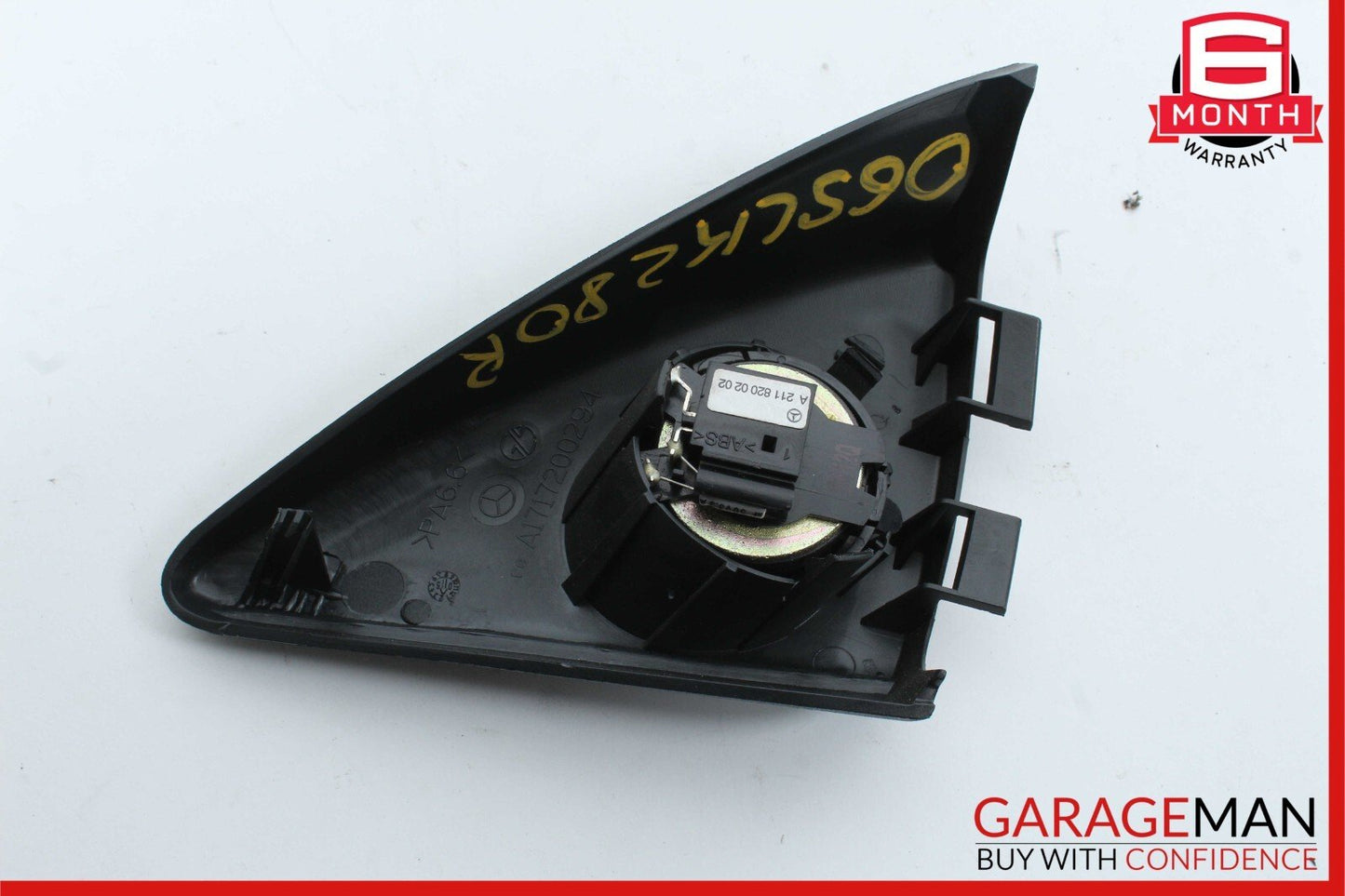 05-11 Mercedes R171 SLK280 SLK350 Front Right Side Door Tweeter Speaker Cover