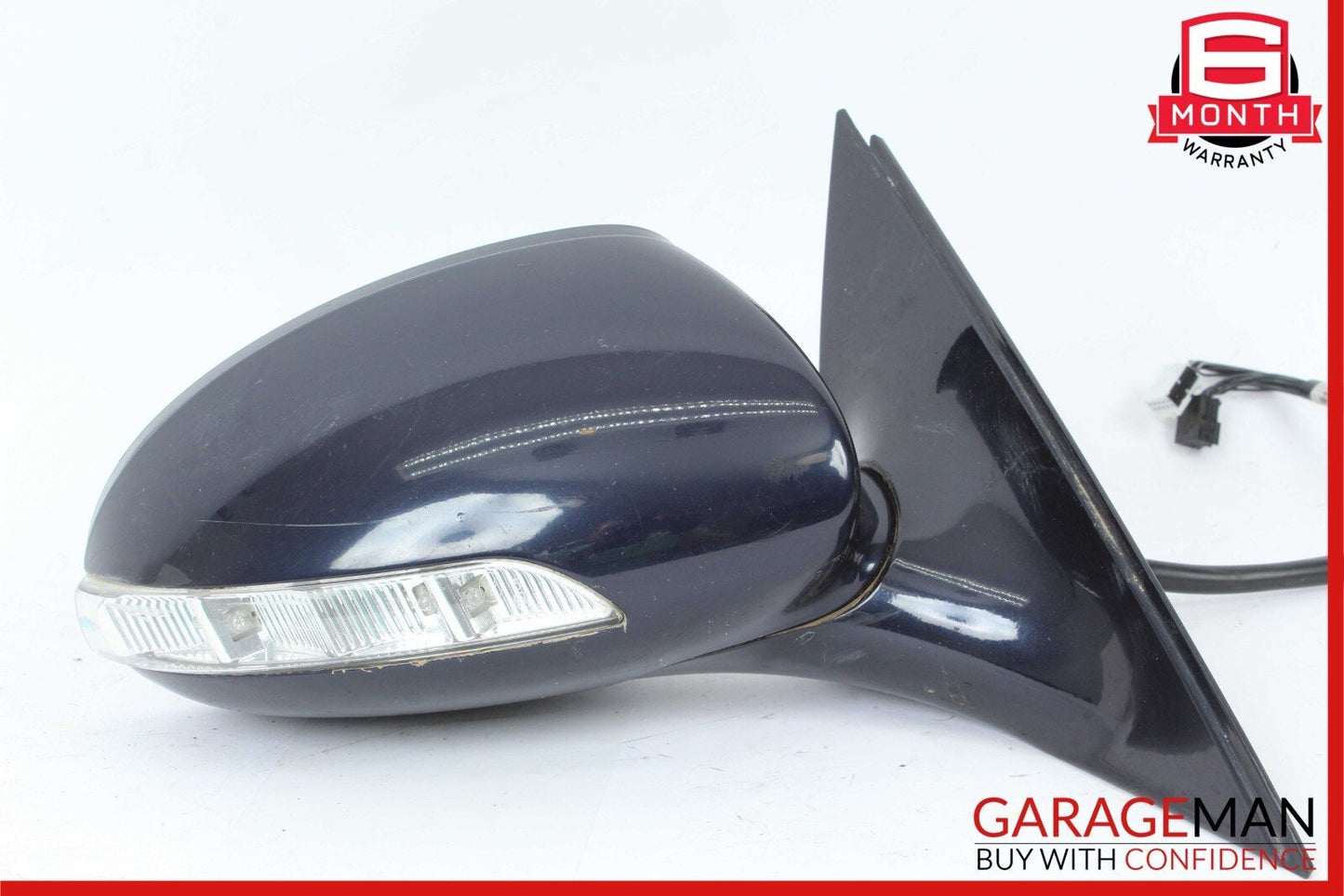 07-09 Mercedes W221 S550 S600 Right Side Mirror Door Rear View Black OEM