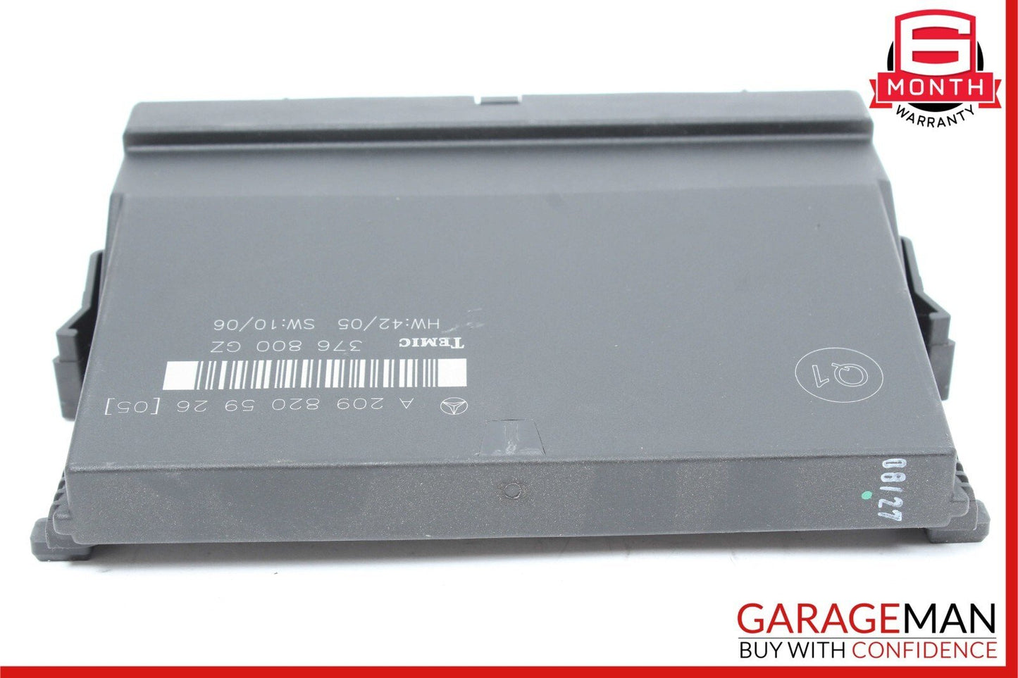 03-09 Mercedes W209 CLK55 AMG CLK500 CLK320 Rear Temic Control Module OEM