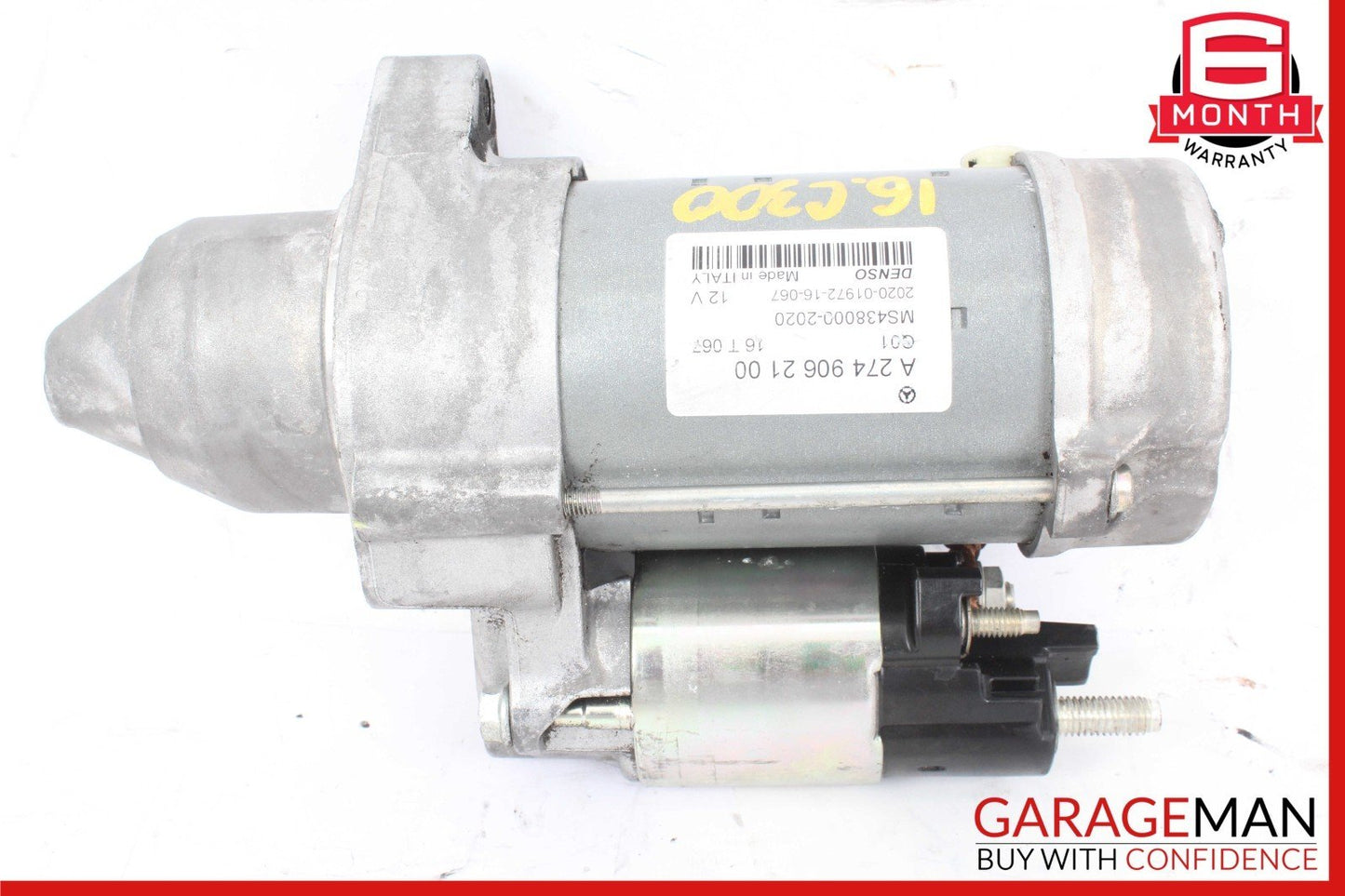 15-20 Mercedes W205 C300 GLC300 DENSO Engine Starter Motor 2749062100 OEM