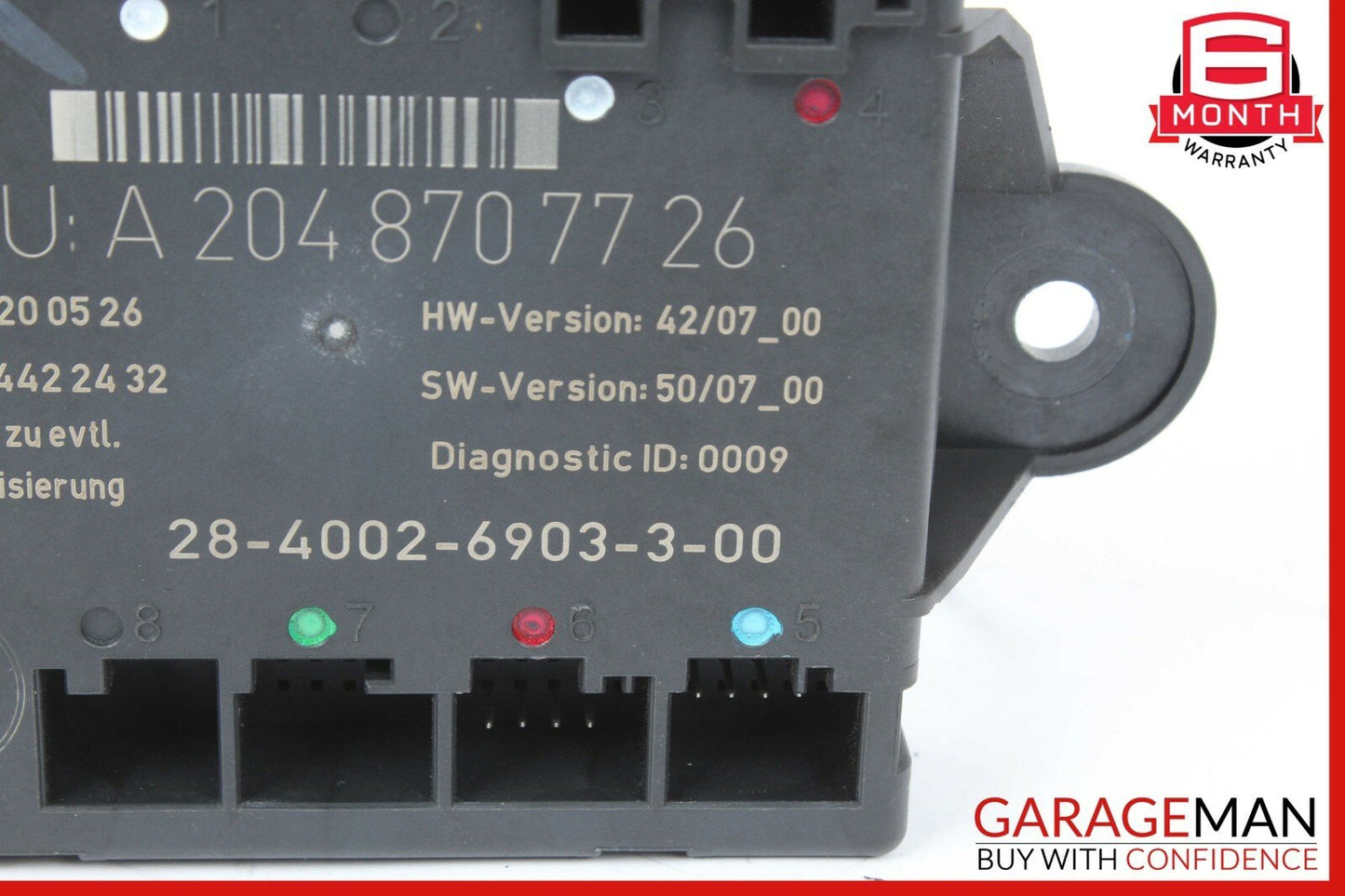 08-11 Mercedes W204 C300 C63 AMG Rear Left Side Door Control Module Unit OEM