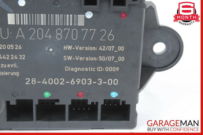 08-11 Mercedes W204 C300 C63 AMG Rear Left Side Door Control Module Unit OEM