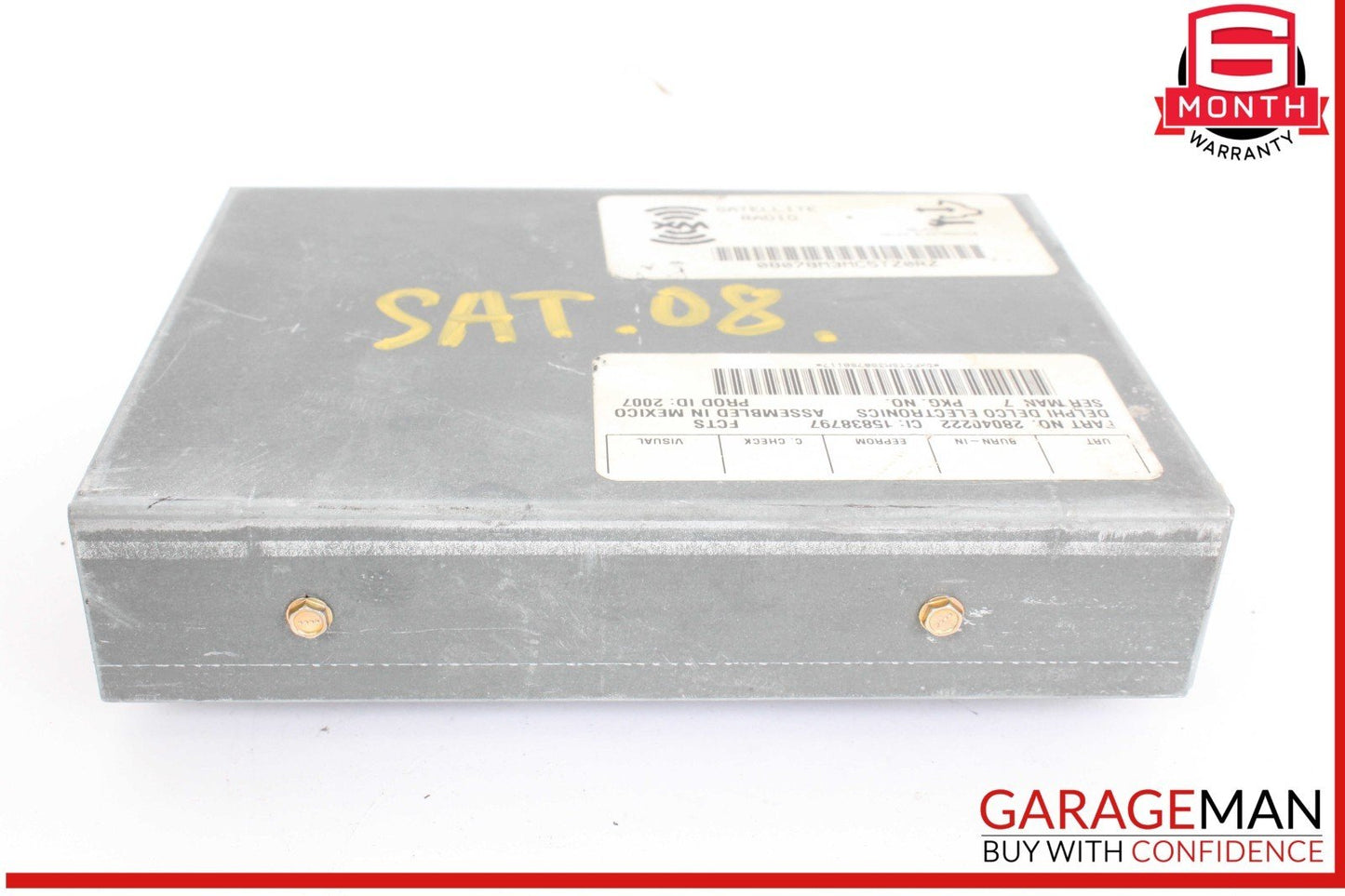 07-10 Saturn Sky Satellite Radio Receiver Control Module Unit 28040222 OEM