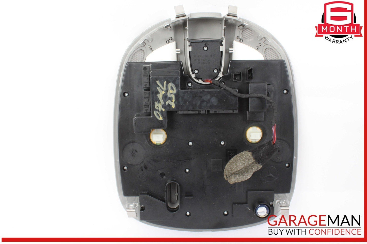 06-13 Mercedes W164 ML350 Front Overhead Dome Light Lamp Gray 2518200610 OEM