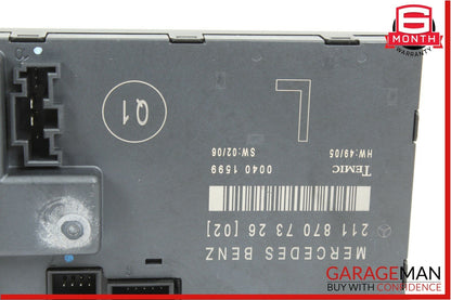 03-09 Mercedes W211 E550 E63 AMG Front Left Driver Side Door Control Module OEM