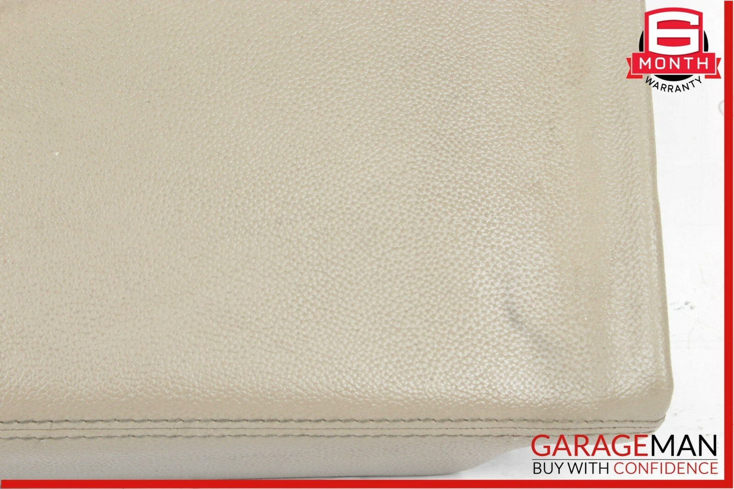 03-06 Mercedes R230 SL500 Rear Center Console Lid Cover Panel Leather Beige OEM