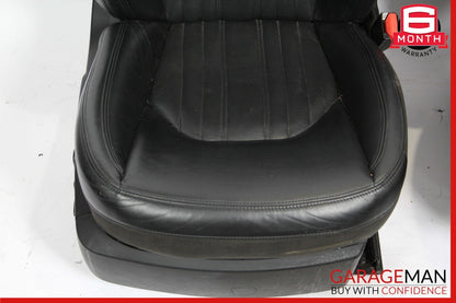 14-17 Maserati Ghibli M157 Front Complete Seat Cushion Cover Assy Set Black OEM