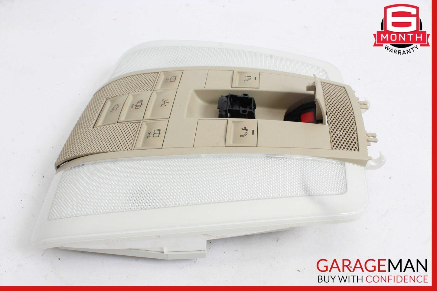 11-14 Mercede W204 C250 C350 Front Overhead Dome Light Lamp Assembly Beige