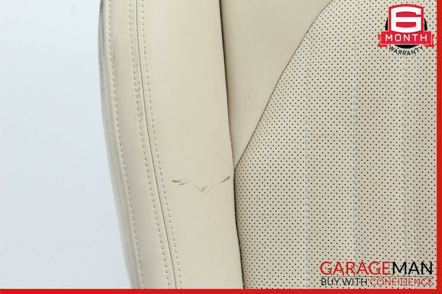 14-17 Maserati Ghibli Front Right Passenger Side Lower Bottom Seat Cushion Beige
