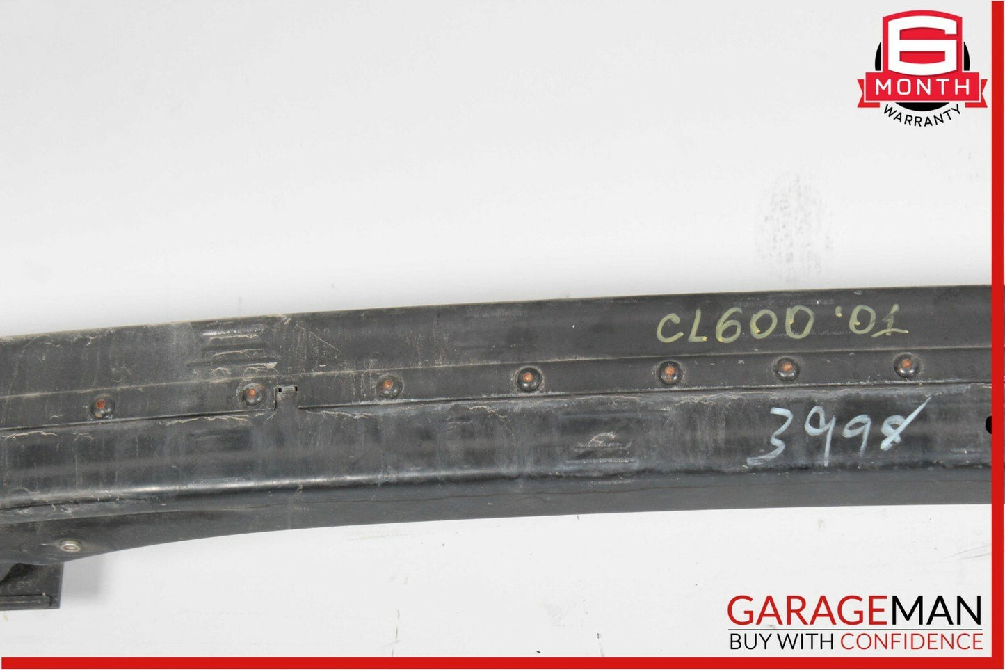 00-06 Mercedes W215 CL600 Rear Bumper Reinforcement Impact Crash Bar Rebar OEM