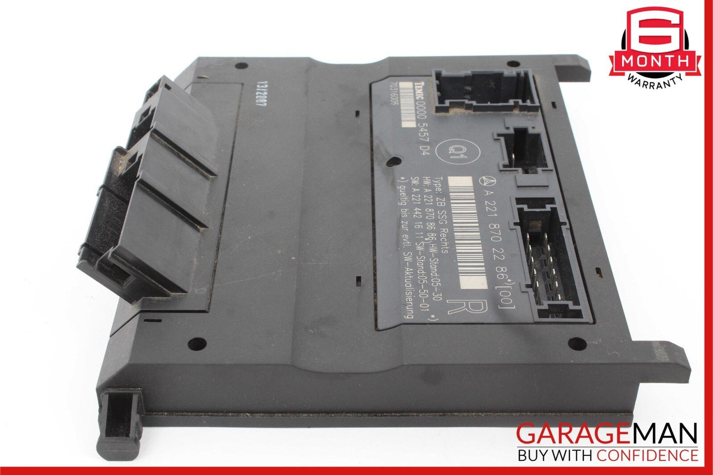 07-13 Mercedes W221 S400 S350 S550 Front Right Side Under Seat Control Unit
