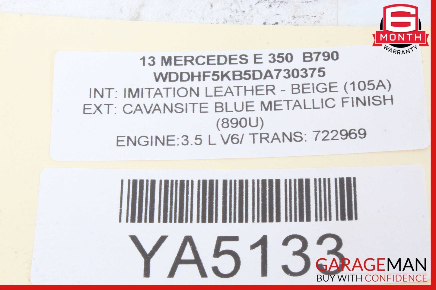 10-15 Mercedes W212 E350 E500 E63 AMG Active Lane Assist Front Camera OEM