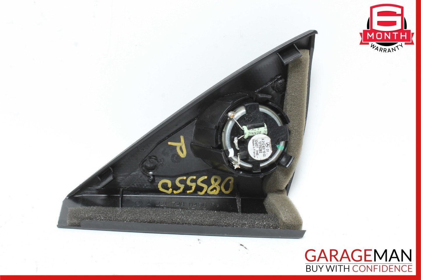 07-13 Mercedes W221 S550 S450 Door Corner Speaker Right Passenger Black OEM