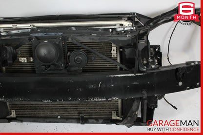 03-06 Mercedes R230 SL500 Engine Cooling Radiator Fan Shroud A/C Condenser Assy